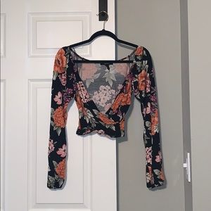 Forever 21 Long Sleeve Crop
